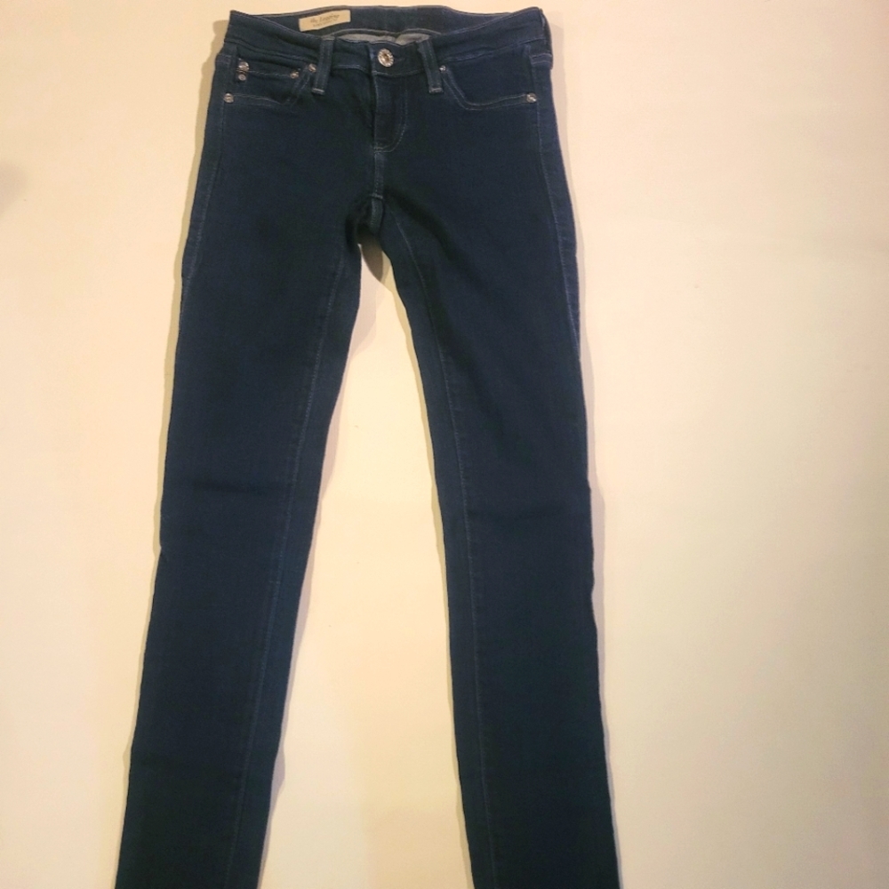 Ag Adriano Goldschmie the legging "super skinny blue jeans size 24r 479